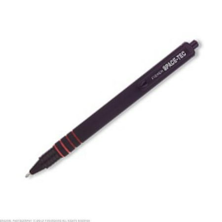 Fisher Space Pen ST Space-Tec Pen Medium Point Black Rubber Coated