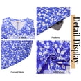 thumbnail image 6 of Fantaslook Summer Maxi Dresses for Women V Neck Tank Dress Vacation Beach Floral Sundresses with Pockets, 6 of 9