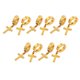 thumbnail image 1 of 5 pares de pendientes cruzados, ligeros, fáciles de llevar, estilo coreano, pendientes de gota, Clip para oreja, fiestas de Navidad, Día de San Ropa, zapatos y accesorios Miscelánea tipo 9 Sonducket AP009692-09B, 1 of 6