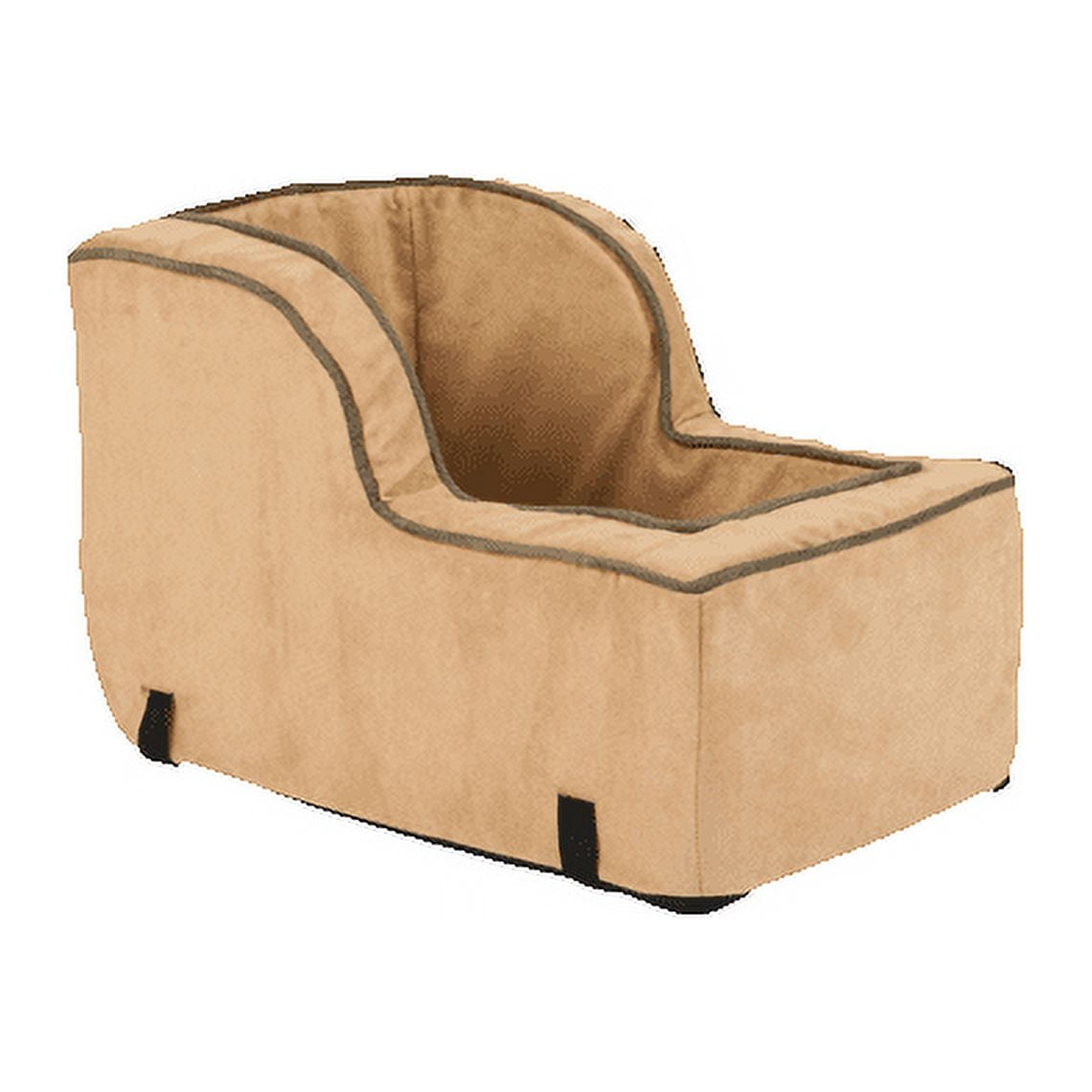 Snoozer Pet Products Luxury High-Back Console Dog Car Seat, Large,  Black, Luxury Microsuede