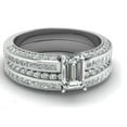 thumbnail image 6 of Silver Plated Zircon Ring Geometric Design For Women Elegant Diamond Look Silver Tone Jewelry Sizes 5 6 7 8 9 10 11 12, 6 of 6