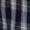 Dark Navy Check, variant on Women's Ruffle Neck Button Front Cotton Shirt with Long Sleeves, Sizes XS-XXXL