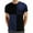Dark Blue, variant on Men's Casual Short Sleeve T-Shirts Comfortable O Neck Splicing Design Stylish Everyday Wear for Men Versatile Summer Apparel Trending Fashion for Active