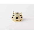 thumbnail image 3 of Lakshya Jewel LLC 14K Yellow Gold Plated 3Ct Round Cut CZ Panther Pendant, 3 of 5
