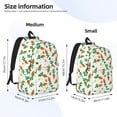 thumbnail image 3 of Naloa Cute Carrot Canvas Backpack for Men Women Rucksack Casual Travel Daypack College Tote Satchel Bookbag for Teens-Medium, 3 of 7