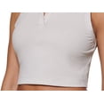 thumbnail image 3 of Calvin Klein Women's Cropped Polo Tank Top Brown Size X-Large, 3 of 3
