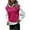Hot Pink, variant on Odeerbi Sweater Vest Women Knit Sweater Trendy 2025 Casual V-Neck Hollow Diamond Vest Hot Pink