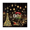 thumbnail image 1 of Bewildely Adhesivo de pared Navidad ventana pegatina ornamento pared arte extraíble hogar vinilo ventana pared pegatinas calcomanía decoración baño Kits de decoración para fiestas Numero 3 Bewildely HA024225-03, 1 of 1