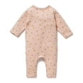 thumbnail image 2 of Wilson+Frenchy Organic Waffle Ruffle Zipsuit - Little Fleur (6-12 Months), 2 of 5
