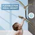 thumbnail image 4 of Dual Filtered Rain Shower  Combo, High  Handheld Shower  with Adjustable Bar - Rainfall Shower  And Showerhead with Filter for Hard Water - Removes Chlorine(), 4 of 7