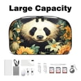 thumbnail image 3 of Panda Oxford Cloth Waterproof Charger Organizer for Electronic Devices - Cable Organizer, Hard Drive Bag, Cord Organizer Travel Small, Seat Gap Organizer with USB, 3 of 6