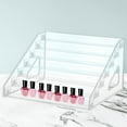 thumbnail image 6 of Nail Polish Display Rack, Essential Oils Holder, Clear Organizer, Shelf Storage Holder for Essential Oils Nail Polish Bottles Lipstick Bathroom , 7 Tiers, 6 of 9