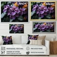 thumbnail image 4 of Designart "Tropical Beauty Purple Plants" Floral Floater Framed Canvas Art Print, 4 of 7