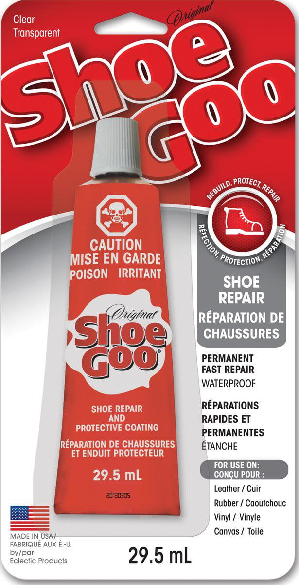 clear shoe glue