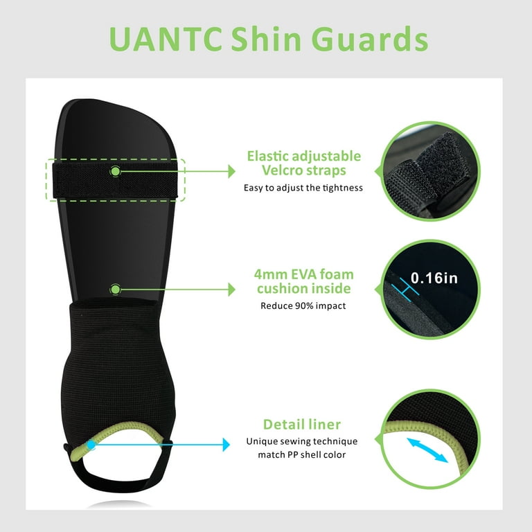 Uantc Shin Guards - Shin Guards with Ankle Protection Uantc Shin Guards - Shin Guards with Ankle Protection