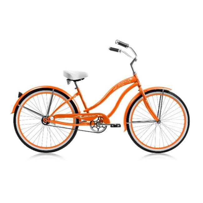 26 in. Rover Womens GX Beach Cruiser Bicycle, Orange