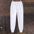 thumbnail image 2 of zaveiop Stretch Active Sweatpants Women Ultra Stretch Breathable Casual Comfy Fit Pant (Z-White, 4XL), 2 of 4