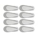 thumbnail image 5 of Sonducket 8 piezas transpirables y acogedores estilo calcetín almohadillas para los pies que alivian la fatiga del pie almohadillas para zapatos gris 2Conjunto, 5 of 6