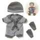 thumbnail image 1 of Reborn Doll Girl Clothes 30cm Suitable For 12 Inch Simulation Doll Clothes Toy Gifts Puzzle Playhouse, 1 of 6