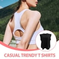 thumbnail image 3 of EXHUMKY Camiseta Sin Para Mujer Con Ajuste Cómodo Cuello Redondo De, 3 of 8