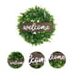thumbnail image 3 of Señal De Bienvenida De Primavera Guirnalda Artificial Guirnalda De La Puerta De La Boda De Vacaciones Para La Decoración De La Puerta Delantera De La Pared De Pascua matsuzay HA034800-00, 3 of 6