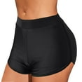 thumbnail image 2 of Prolriy Swim Shorts Women Beach Shorts Bottom Swim Bikini High Swim Bikini Running Bottoms Beach Shorts Swimwear Women Briefs Waist Swimwears Tankinis Set Swim Shorts for Women Black XXL, 2 of 2