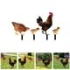 thumbnail image 2 of 4 estacas de acrílico para gallinero de jardín, decoración para gallinero, estaca decorativa para jardín, 2 of 7