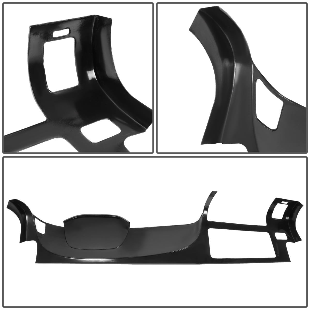 DNA Motoring ZTL-Y-0081-BK For 2007 to 2013 Chevy Silverado LS LT WT GMC Sierra SL SLE Dash Board Skin Cap Cover Overlay 08 09 10 11 12