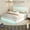 Off-White, variant on SIBEDS Queen Velvet LED Bed Frame with Adjustable Headboard, 2 Drawers, Smart RGB Lights with Music Sync, Grey