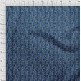 thumbnail image 3 of oneOone Cotton Poplin Fabric Leaves & Floral Block Print Sewing Fabric BTY 56 Inch Wide, 3 of 5