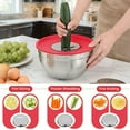 thumbnail image 6 of 29PCS Stainless Steel Mixing Bowls with Lids Set, with 3 Grater Attachments Size 4.5, 4, 3.5, 2.1, 1.5, 1.1, 0.7QT, Ideal for Kitchen Cooking Baking & Serving, 6 of 7