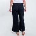 thumbnail image 6 of Elsie & Zoey Monroe Cotton Gauze Wide Leg Cropped Drawstring Pant for Women, 6 of 6