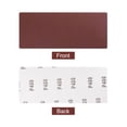 thumbnail image 3 of Unique Bargains 5 Pack 400 Grit Sandpapers 9' x 3.7' Aluminum Oxide Sanding Sheets Hand Sander Papers, 3 of 5