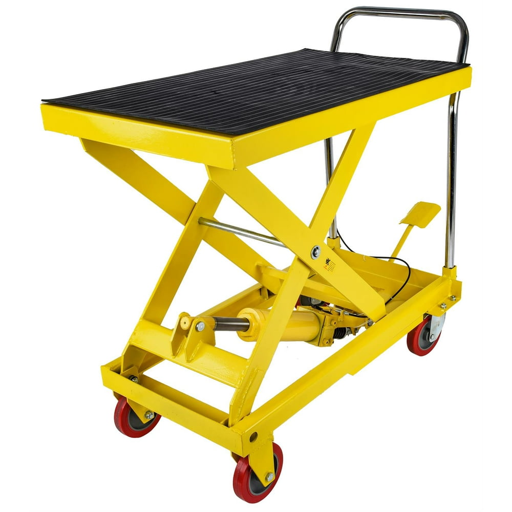 JEGS 81454 Hydraulic Lift Cart Capacity 1100 lb. Raised Height 31 in