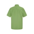 thumbnail image 2 of G-Style USA Men's Regular Fit Short Sleeve Solid Color Dress Shirts - APPLE GREEN - 4XL/20-20.5, 2 of 3