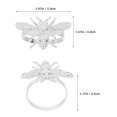 thumbnail image 2 of AURARMLET 6Ud Anillos Decorativos De Servilleta En Aleación Con De Abeja Para Y Banquetes, 2 of 8