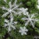 thumbnail image 1 of (28cm)60 piezas decoraciones de Navidad copo de nieve de plástico blanco nieve artificial Afortunado Sencillez, 1 of 5