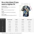 thumbnail image 7 of Xecao offers the Abstract Blue Squares for Men's Casual Short-sleeved Shirt, a button-up collared shirt with a pocket, perfect for beach vacations and yacht travel in the XX-Large size., 7 of 7