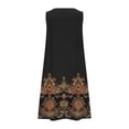 thumbnail image 4 of Styesk Robes pour Femmes Robe Décontractée Sans Manches en Coton Lin Ample avec Poches, 4 of 5