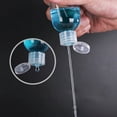 thumbnail image 2 of Botella con tapa de mariposa de plástico PET transparente, botella con tapa abatible, botella con tapa dividida para cosméticos, botella de subemulsión, 10, 30, 50 y 100 ml, 2 of 5
