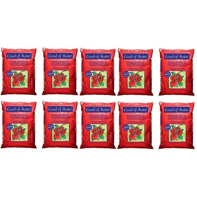 Coast Of Maine OMRI Listed Tomato & Vegetable Planting Soil - 20 Qt Bag (Pack Of 2)
