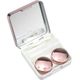 thumbnail image 5 of Estuche para lentes de contacto Natuce 2 piezas con espejo, estuche portátil para lentes de contacto, color rosa, 5 of 5