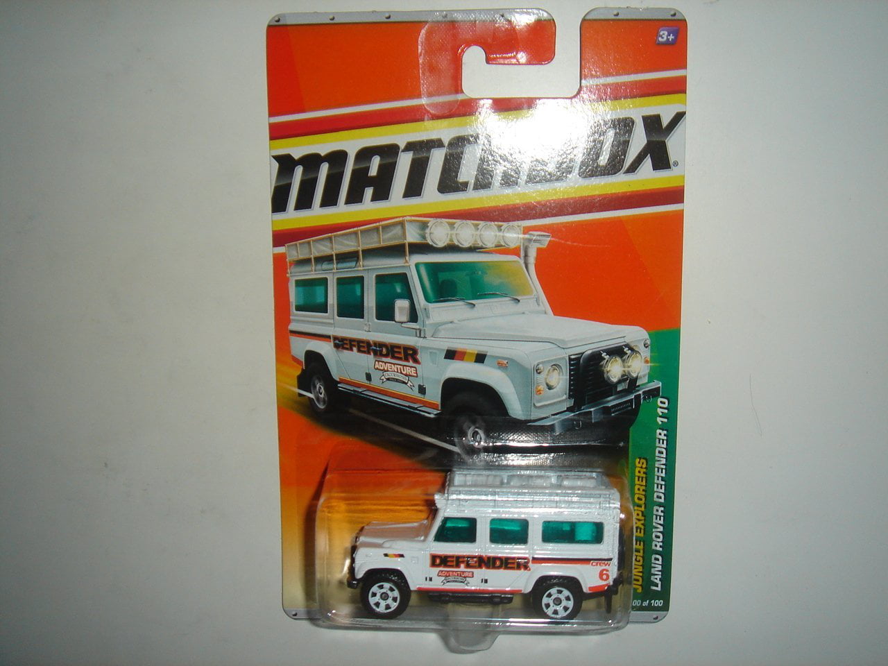 Matchbox Land Rover Defender 110 Off Road White 