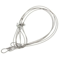 Stainless Steel Gate Latch Pull Cable for Outdoor Fence 5 Pieces Silver