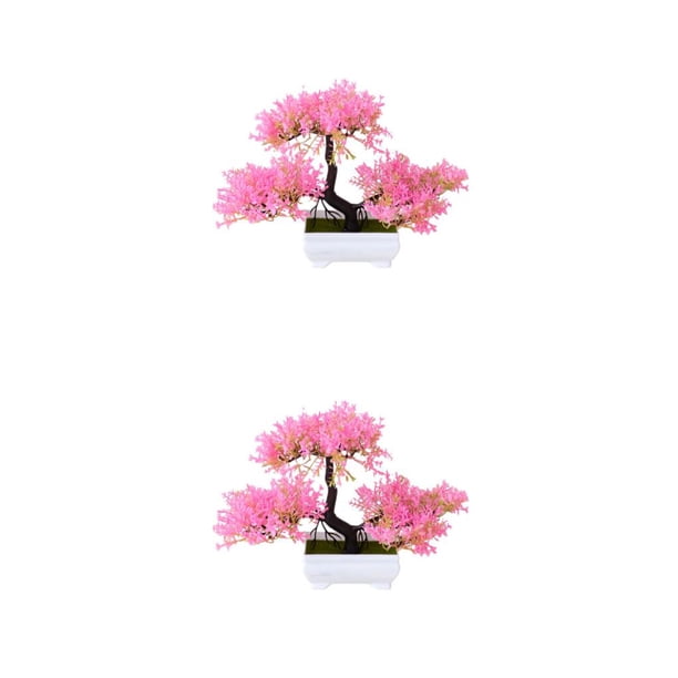 Advancent Plantas artificiales Pino Simulación Bonsai Árbol pequeño Maceta Hotel en maceta Type5 NO5