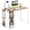 Natural, variant on 45.5" Computer Desk with 5 Side Storage Shelves, Writing Table Workstation for Home Office,Natural