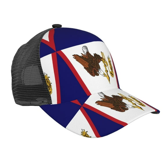 Curved Trucker Hat America Samoa Flag Adjustable Mesh Back Baseball Snapback Cap For Men