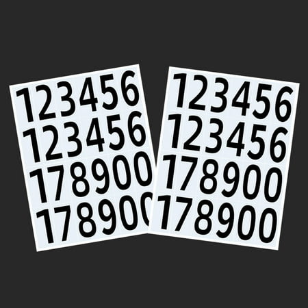 Vinyl Mailbox Number Stickers, Waterproof Numbers Stickers Anti-fading 