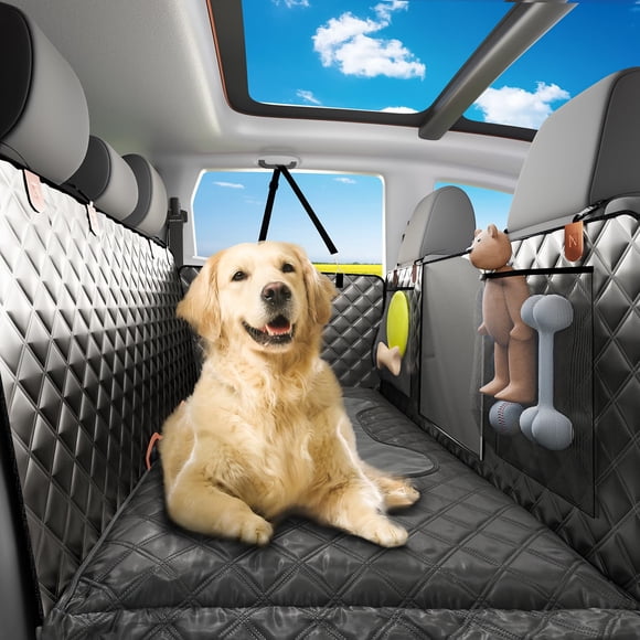 Cubierta para Asiento Trasero de Coche para Mascotas Sixheels para Perros Impermeable
