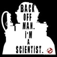 thumbnail image 2 of Men's Ghostbusters Venkman Back Off I'm A Scientist  Graphic Tee Black 4X Large, 2 of 5